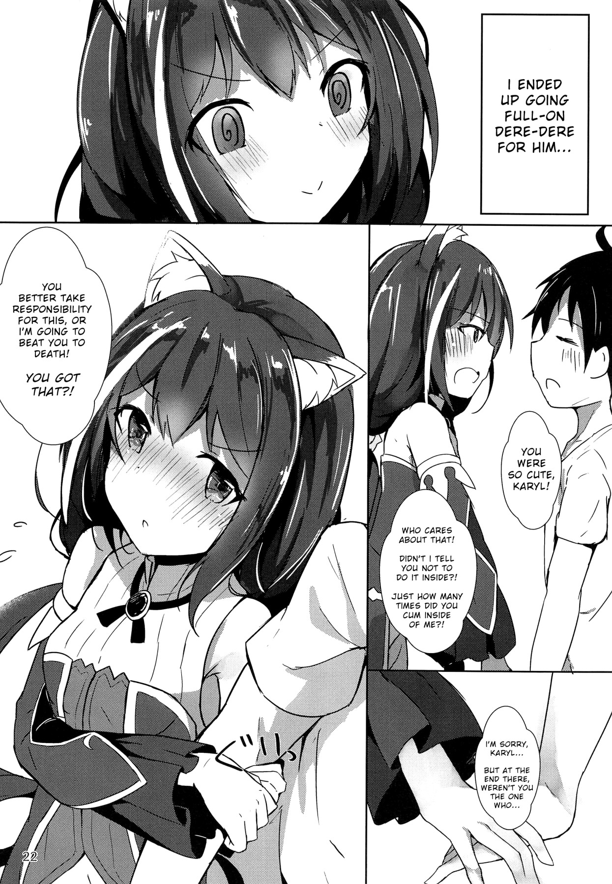 Hentai Manga Comic-Getting Nice And Lewd With A Loving Kyaru-chan-Read-21